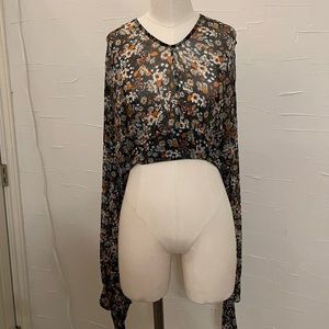Free People Floral Top